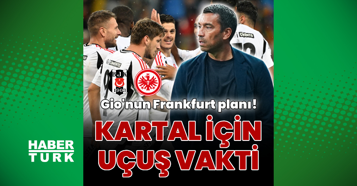 Beşiktaş, Eintracht Frankfurt’u ağırlıyor! İşte Van Bronckhorst’un 11’i