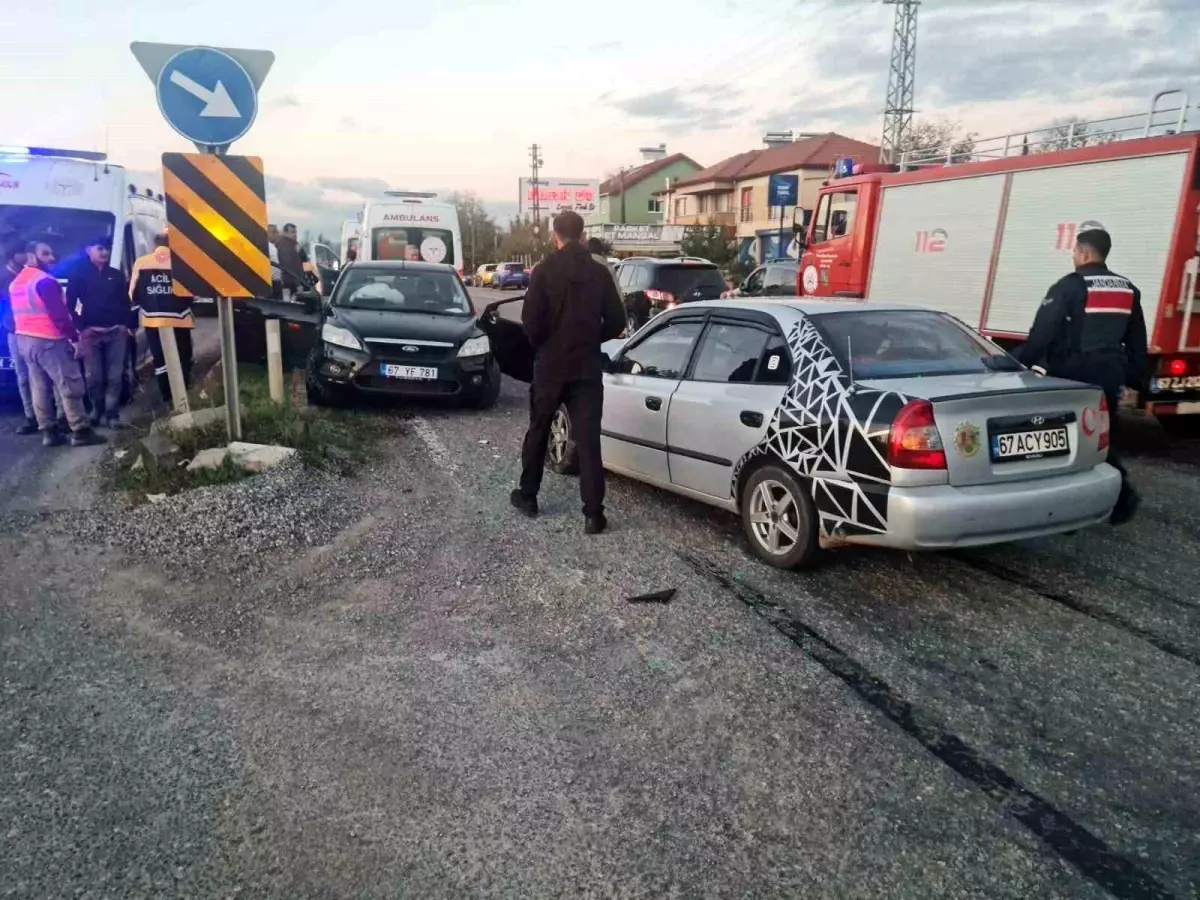 Zonguldak’ta Trafik Kazası: 3 Yaralı