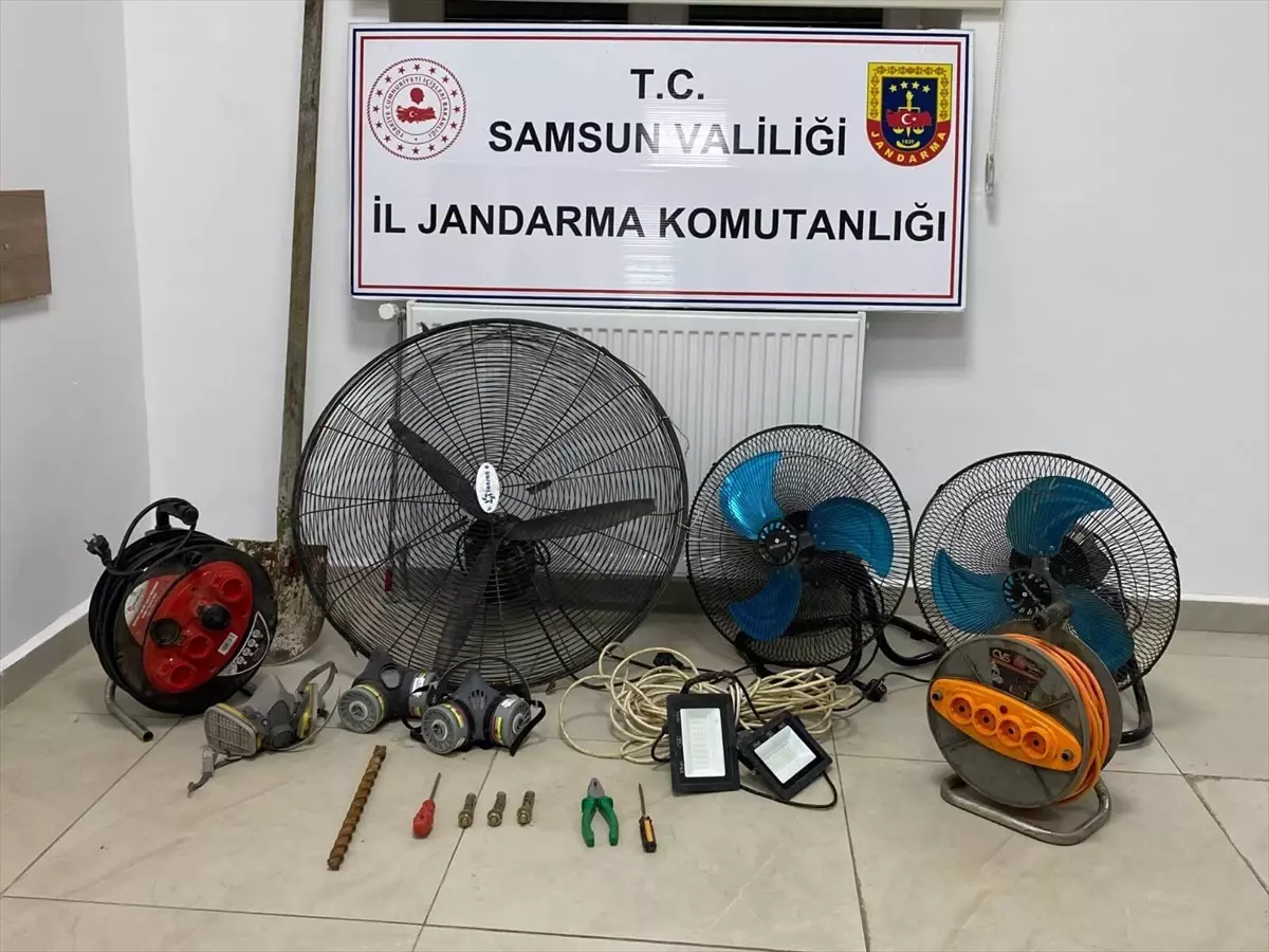 Atakum’da Kaçak Kazı Yapan Şüpheli Gözaltında