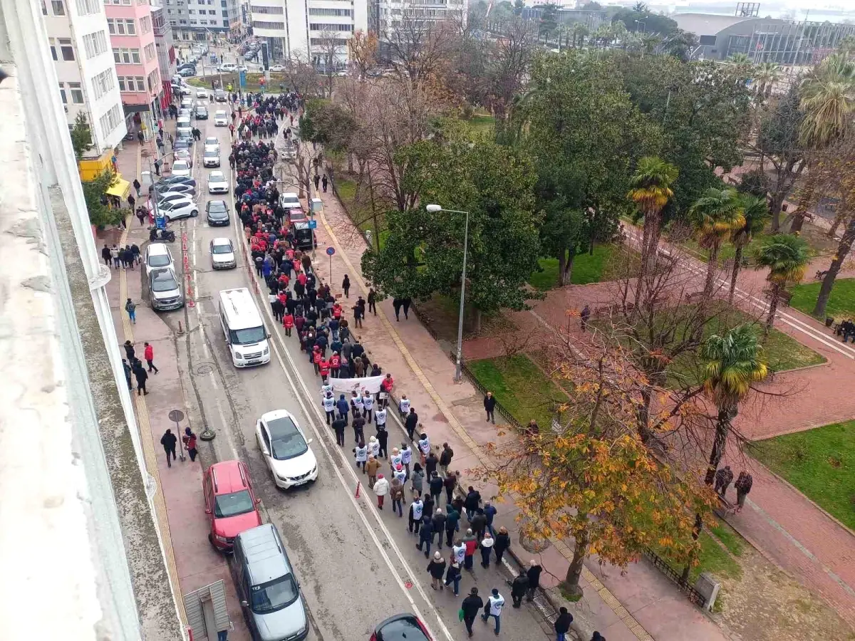 Samsun’da Emekliler Adil Maaş Talep Etti